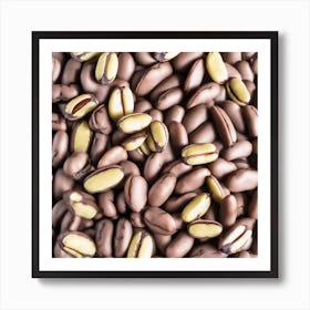 Close Up Of Coffee Beans 5 Art Print