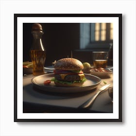 Burger 33 Art Print