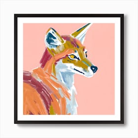 Ethiopian Wolf 02 Art Print