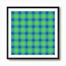 Plaid Fabric 35 Art Print