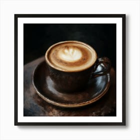 Coffee Latte Art Print