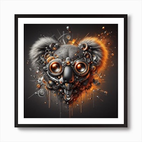 Colourful Koala' Art Print