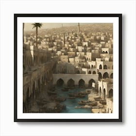 Egyptian City 1 Art Print