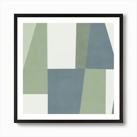 Minimalist Abstract Geometries - AG 01 Art Print