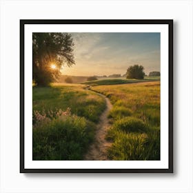 Path To The Sun 1 Art Print