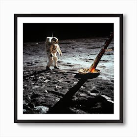 Astronaut Edwin E 3 Art Print