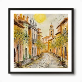 Street In Italy Art Print