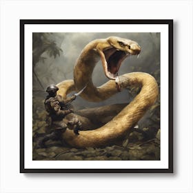 King Cobra Art Print