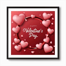 Happy Valentine's Day 14 Art Print