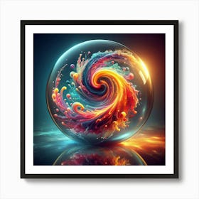 Ball Ethereal Art Print