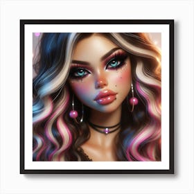 Sexy Girl Art Print