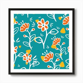 Floral Pattern Art Print