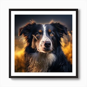 Portrait Of A Dog 4 Art Print