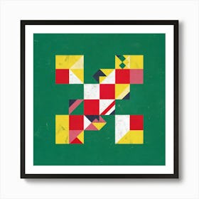 Geometric Harmony Art Print