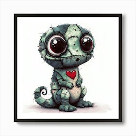 Little Lizard 3 Art Print