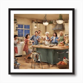 Family Tv Art Print