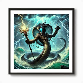 Rakal Tempest Of The Seas Art Print