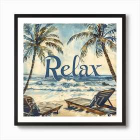 Relax Art Print