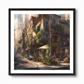 0 Environmental Painting Create Beautiful Landscape Esrgan V1 X2plus Art Print