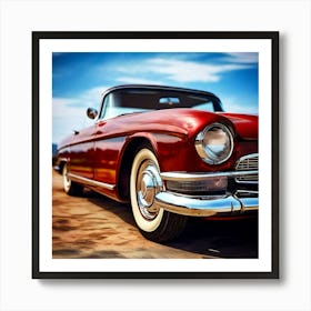 Style Automobile Vintage Classical Antique Old Vehicle Luxury Stylish Car Auto Transport (7) Art Print