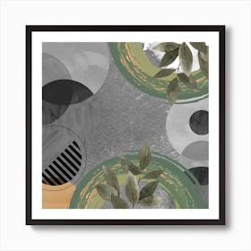 Abstract Circles Art Print