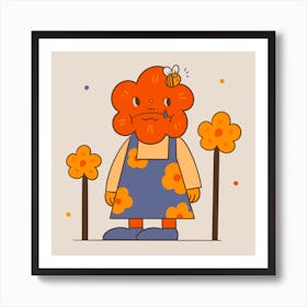 Sad Flower Art Print