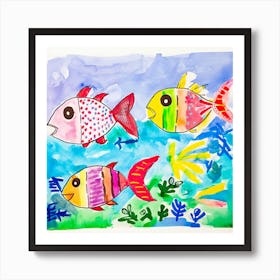 Colorful Fish 1 Art Print