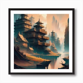 Urban Skylines Art Print