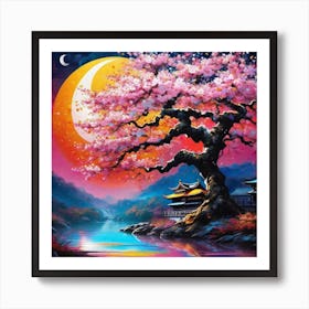 Cherry Blossom Tree 9 Art Print