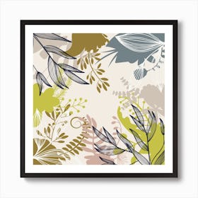 Floral Background 6 Art Print