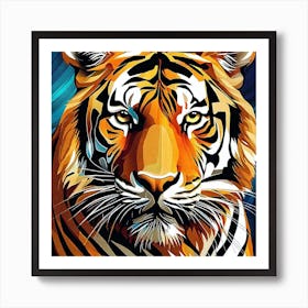 Tiger Painting 14 Art Print