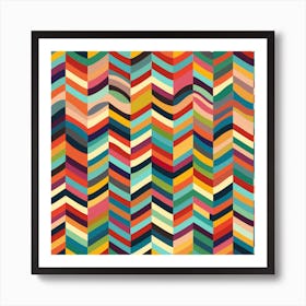 Herringbone Pattern Art Print