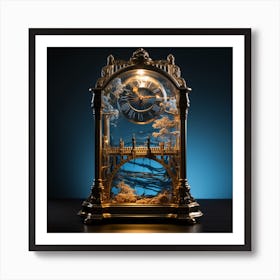 Clock With A View Poster