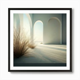 Room With Arches Art Print