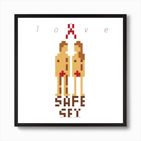 Safe Sex Art Print