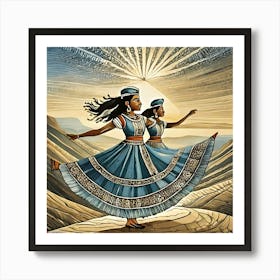 Firefly While We Don T Have Direct Evidence Of How Females Danced In The Indus Valley Civilization, (1) Art Print