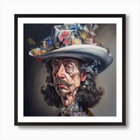 Man In A Hat 5 Art Print