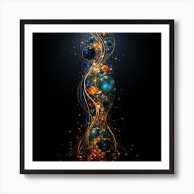 Genome As Universe Art Print