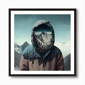 Scenic Face 11 Art Print