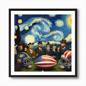 Invention of American Football Art Print