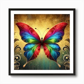 Colorful Butterfly 6 Art Print