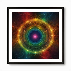 Nebula Energy auras Art Print