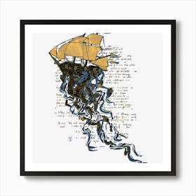 Man O War Art Print