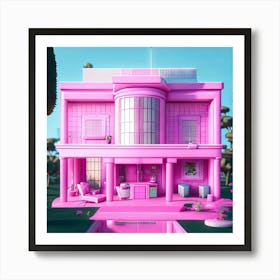 Barbie Dream House (28) Art Print