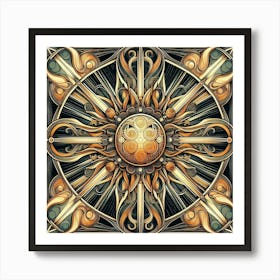 Teutonic Sun Art Print