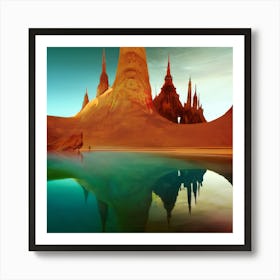 Desert - Desert Stock Videos & Royalty-Free Footage 1 Art Print