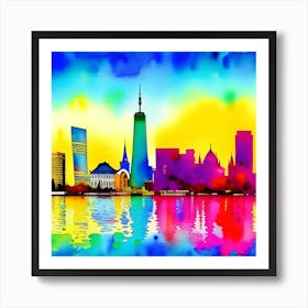 New York City Skyline Art Print