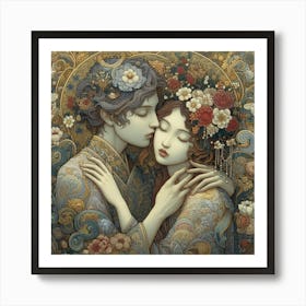 Lovers Art Print