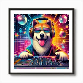 Dj Doggy Art Print