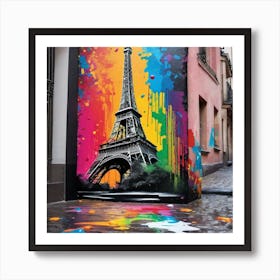 Paris Street Art Art Print